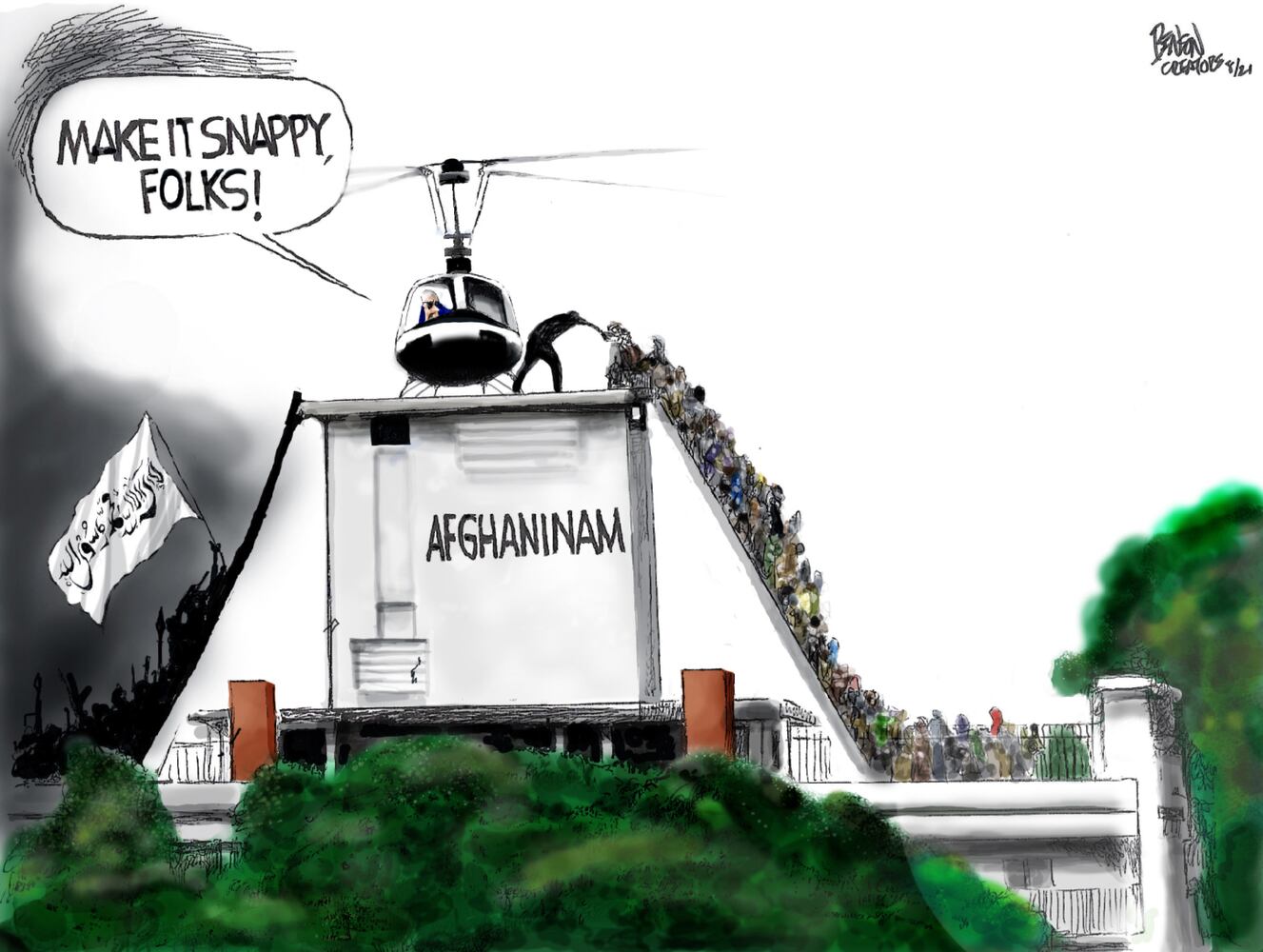 Week in cartoons: Afghanistan pullout and more