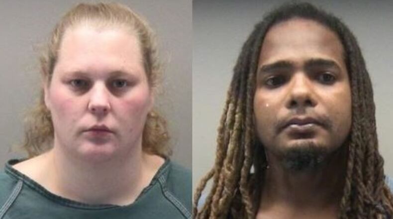 Amanda Hinze, left, and Al-Mutahan McLean