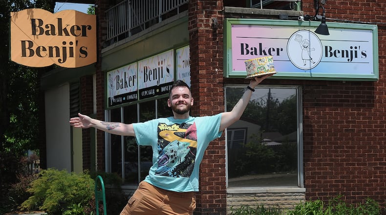 Baker Benji's owner, Benjamin “Benji” Stuckey, at his location at 700 Troy St. in Old North Dayton. MARSHALL GORBY\STAFF