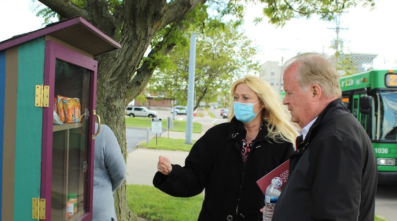 Marcia Ehlers established Pantry on a Post to bring food to food insecure population.