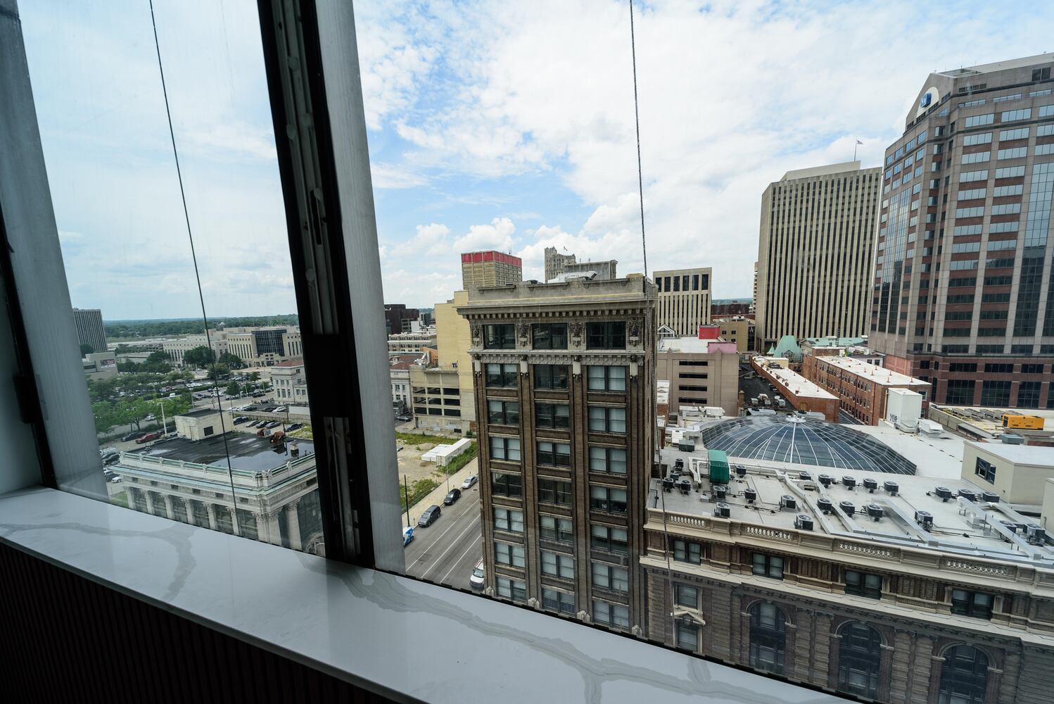 PHOTOS: Construction progress at The Deneau Tower in downtown Dayton