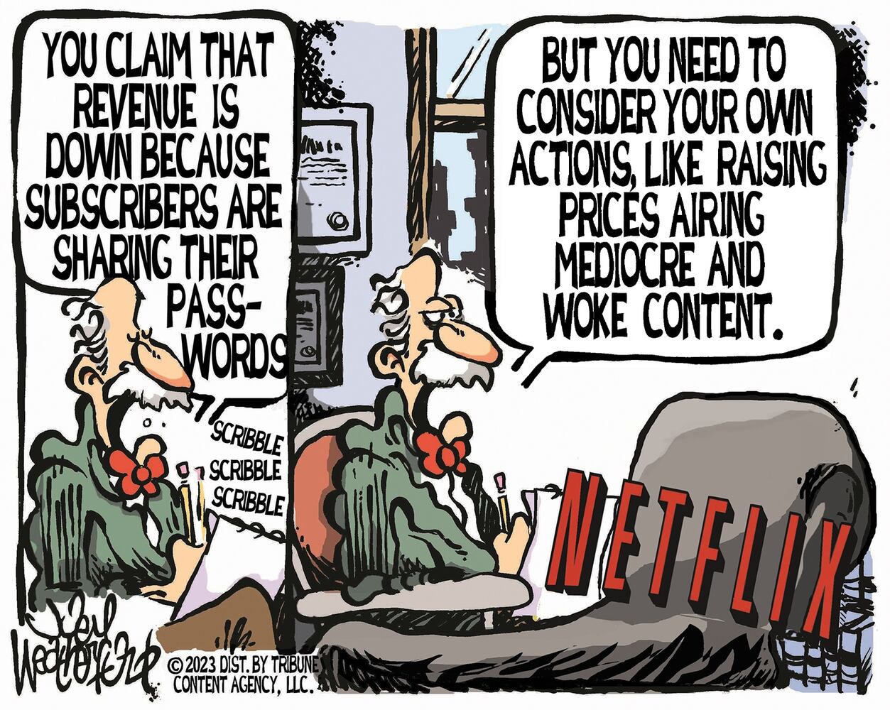 WEEK IN CARTOONS: Ohio derailment, unidentified flying objects and more