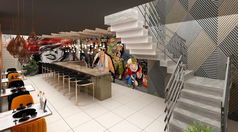 XO Burger Vibez + Cocktails, a new restaurant specializing in gourmet burgers with a speakeasy in the basement, is coming spring 2024 to Dayton’s Wright-Dunbar District. CONTRIBUTED PHOTO