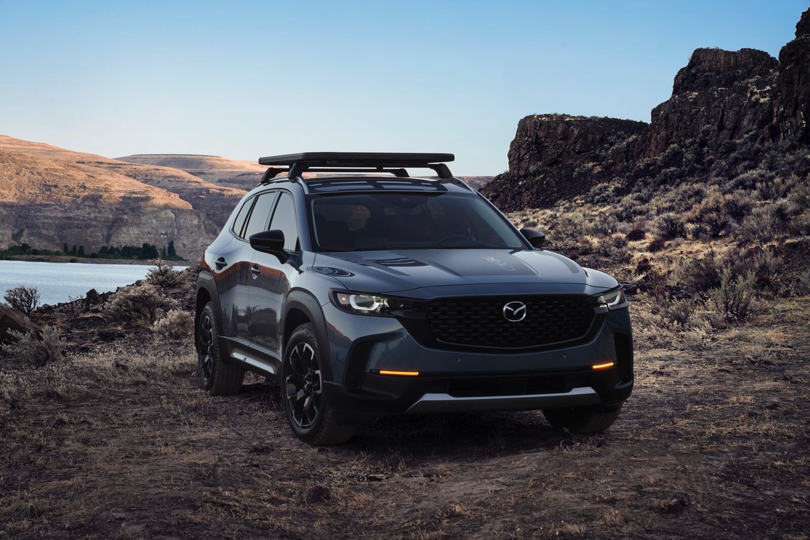 The 2023 Mazda CX-50 is more of a rugged competitor against the likes of the Subaru brand. Contributed by Mazda