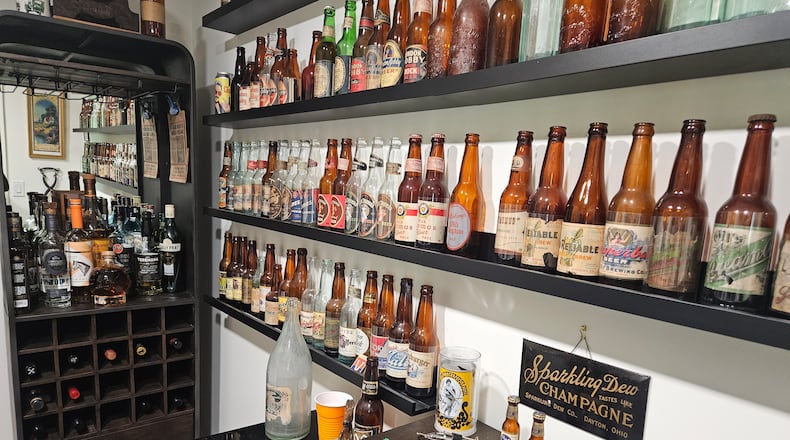 Constance Ordeman's husband has collected beer memorabilia his entire life and has been the president of the local chapter of the Brewery Collectibles Club of America for two decades. JESSICA GRAUE / CONTRIBUTED