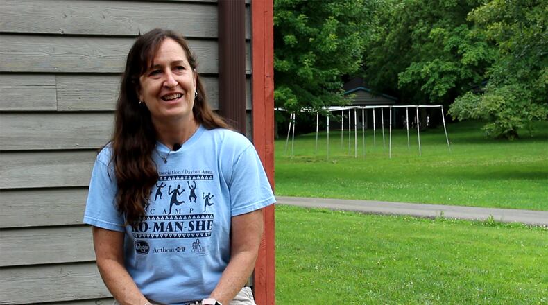 Linda Duval in July at Camp Ko-Man-She, a summer program developed by Diabetes Dayton for children and teens diagnosed with diabetes. She was diagnosed with type 1 diabetes as a child and as a nurse helps educate young people coping with the disease. Duval says she intends to be involved as long as she is able. CONTRIBUTED