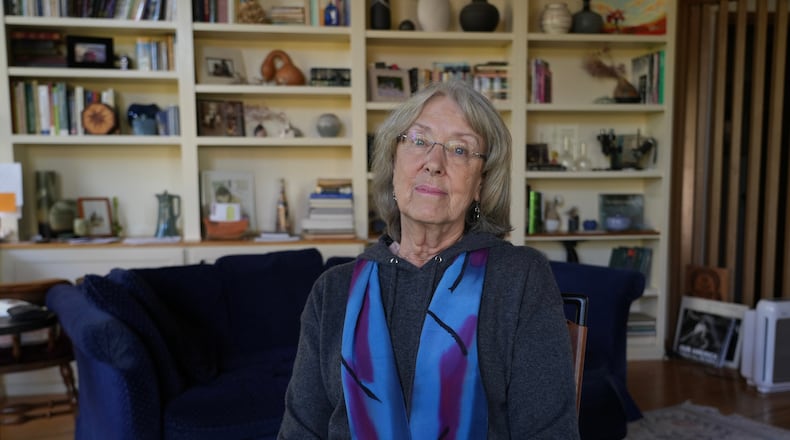 Nancy Shine at her home in Los Altos, Calif., on Nov. 21, 2025. Shine is a scientist who donated blood plasma that is used to create the treatment for infant botulism. (AP Photo/Terry Chea)
