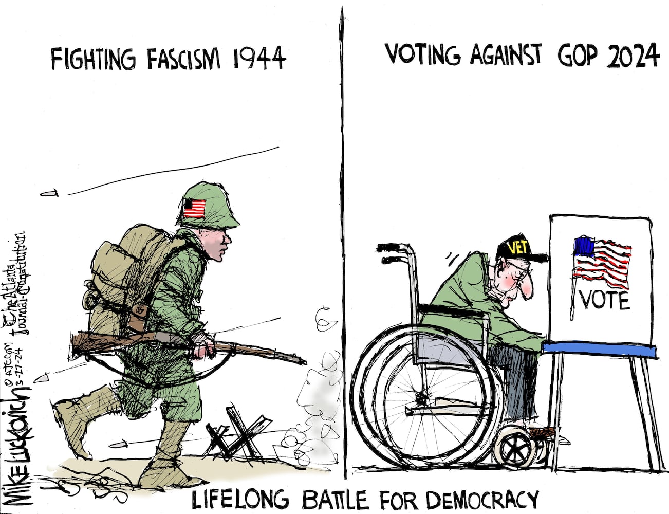 CARTOONS: Mike Luckovich, March 31, 2024