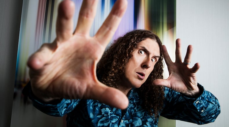 “Weird Al” Yankovic, the modern king of musical parody, brings “The Unfortunate Return of the Ridiculously Self-Indulgent, Ill-Advised Vanity Tour” to the Schuster Center in Dayton on Tuesday, Aug. 23. PHOTO BY TODD HEISLER