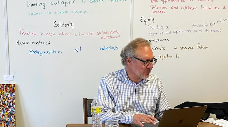 Peter Benkendorf, founder of The Collaboratory in Dayton, has provided an effective platform for Daytonians to converse and innovate for nearly two decades. BRANDON BERRY/CONTRIBUTED