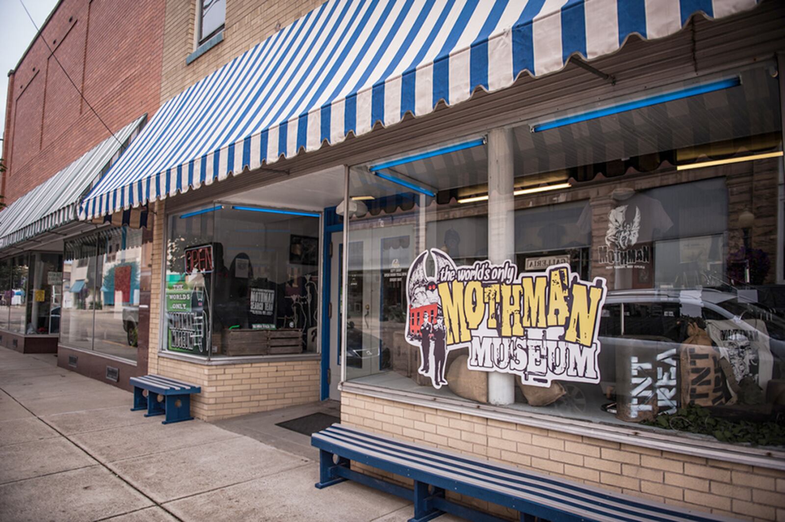 The legend of Mothman lives on at the Mothman Museum in Point Pleasant, WV. PHOTO: MOTHMAN MUSEUM
