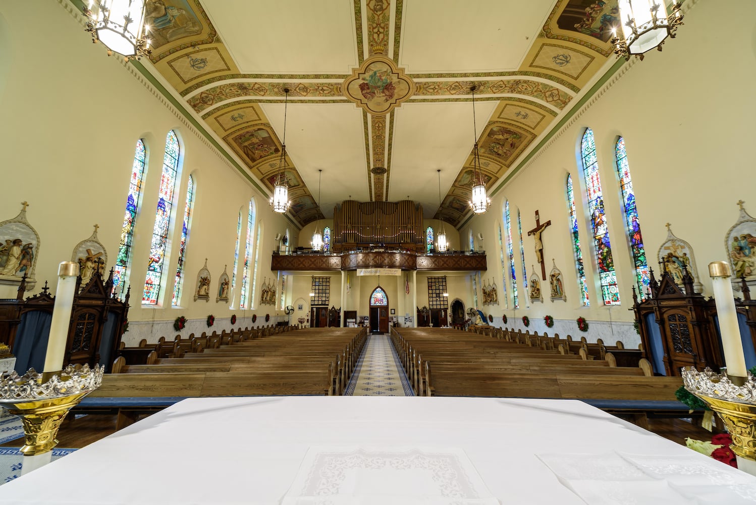 PHOTOS: A breathtaking look at Holy Trinity Catholic Church on Christmas Eve morning