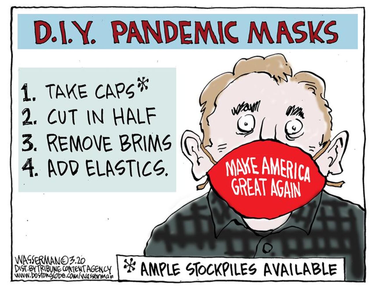 Week in cartoons: Surgical mask shortage, the economy and more