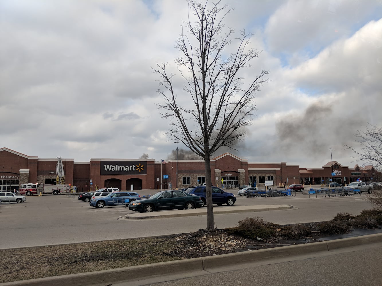 Walmart fire