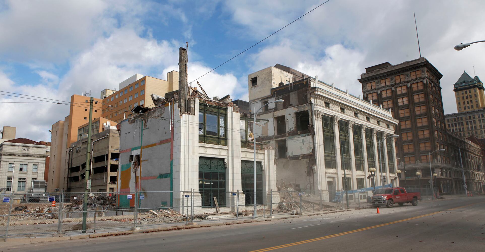Historic DDN building facade demolished