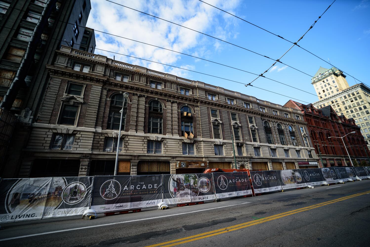 PHOTOS: Take a look at the latest construction progress on the Dayton Arcade
