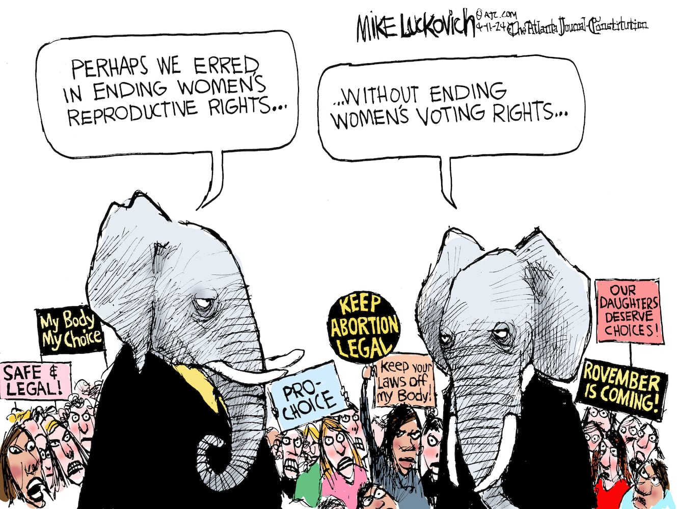 CARTOONS: Mike Luckovich, April 15, 2024