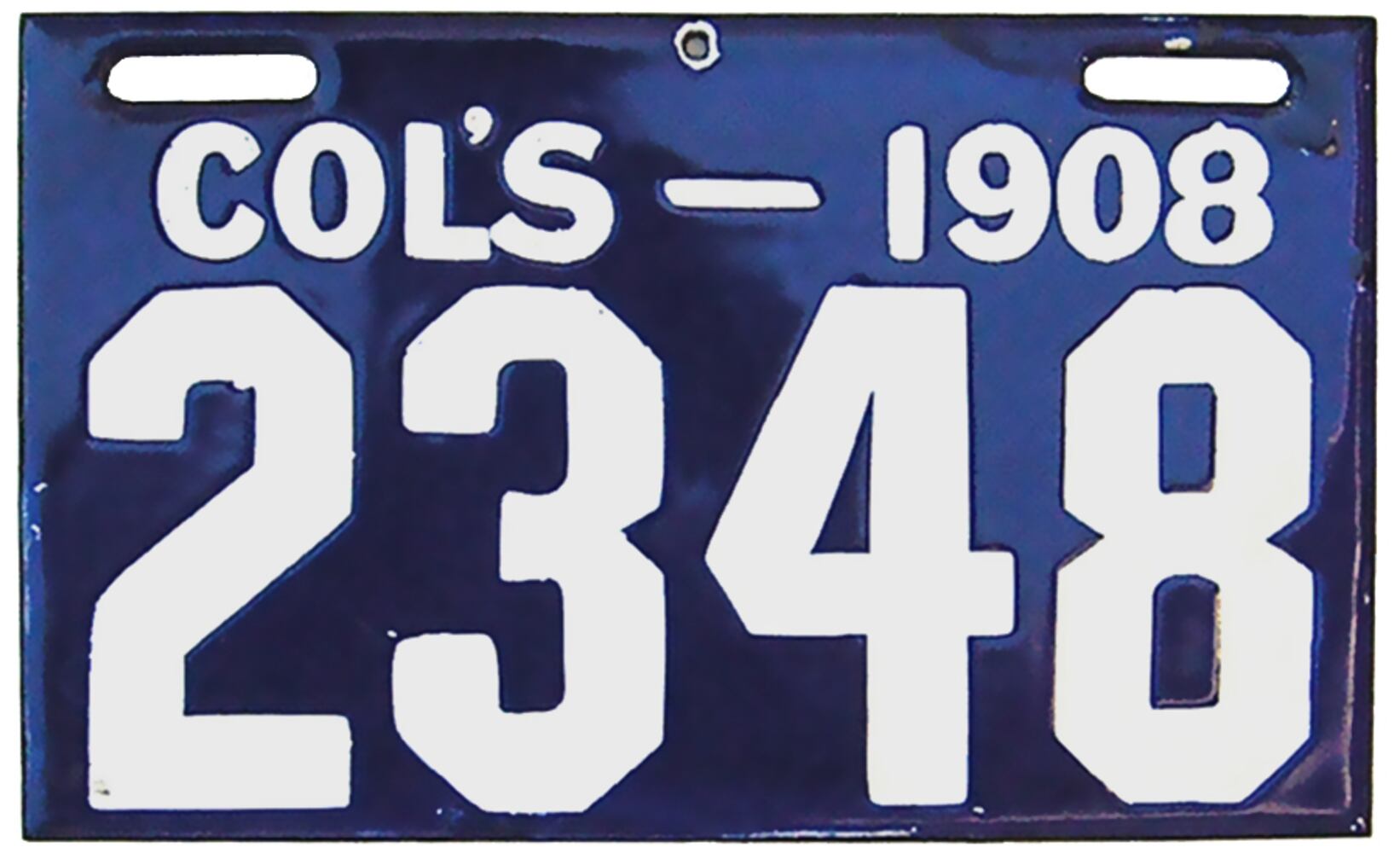 Ohio vintage license plates
