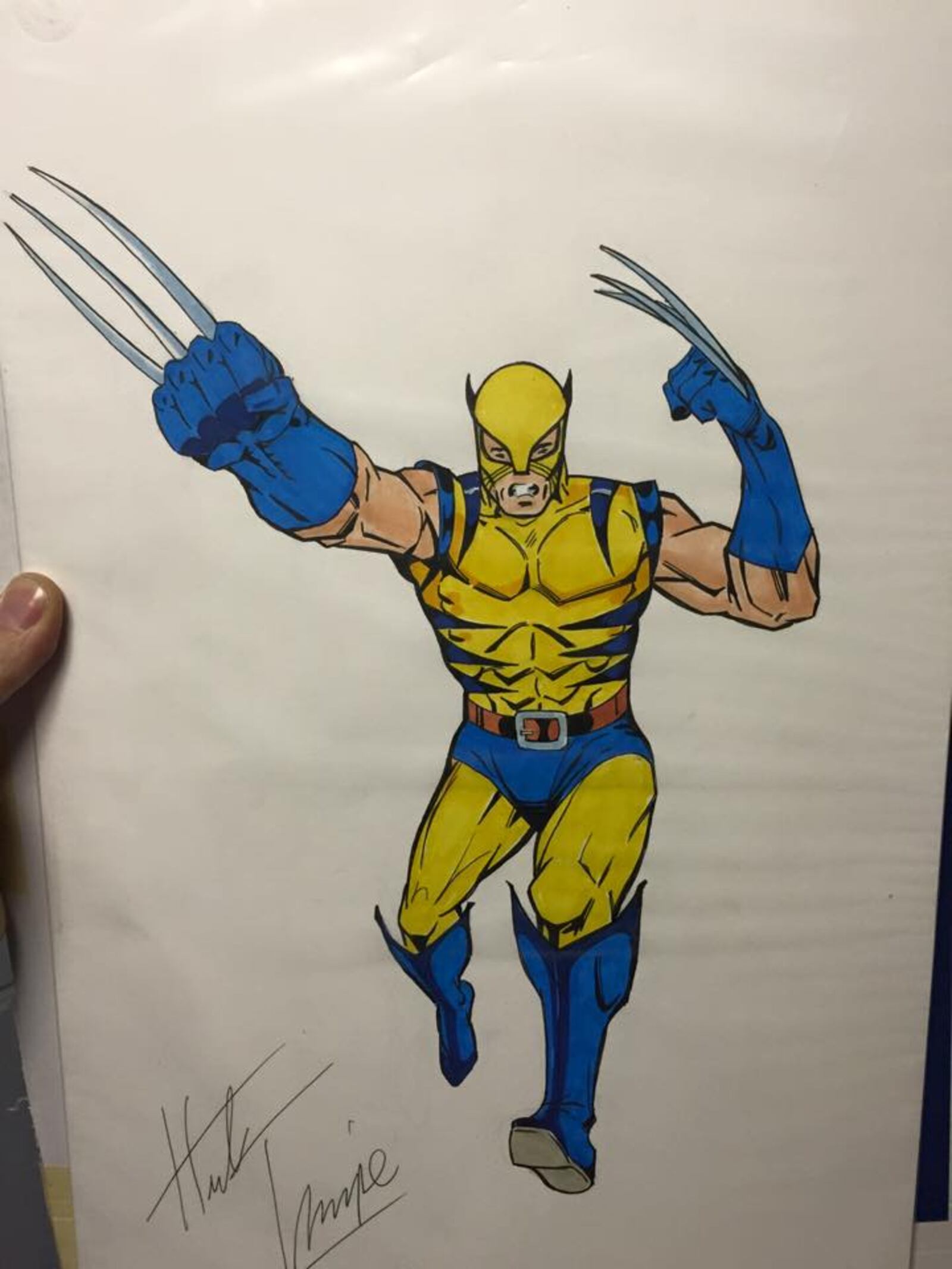 Auction piece by Herb Trimpe. (Source: Facebook)