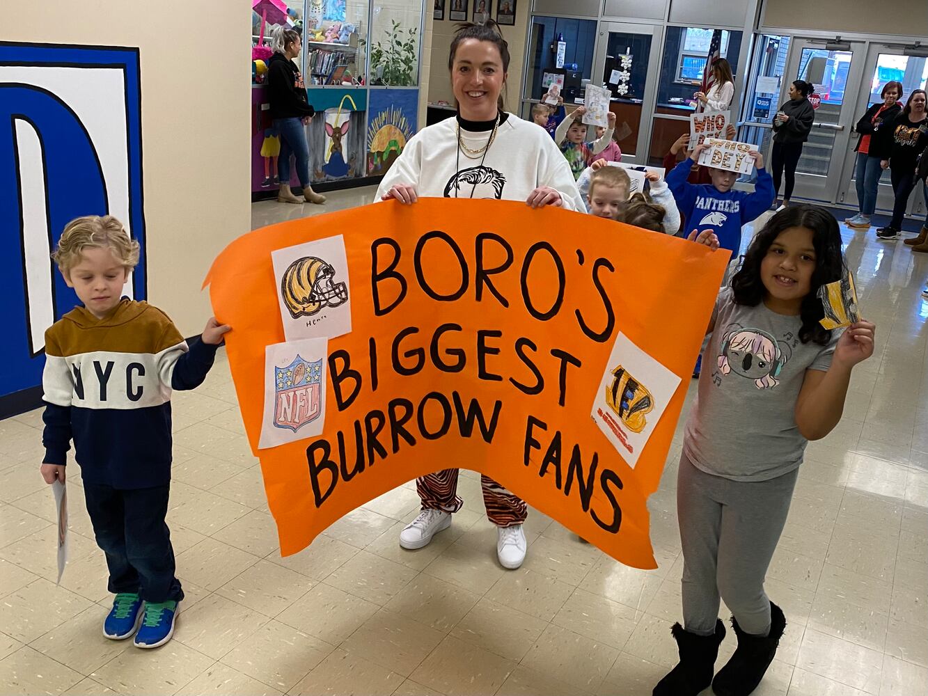 PHOTOS: Spring ‘Burrow’ schools celebrate ‘Who Dey FriDEY’