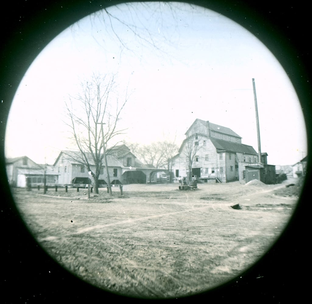 Miamisburg seen in historic lantern slides