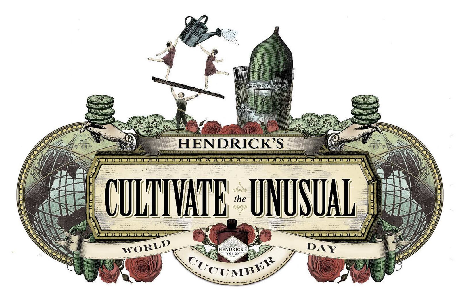 Hendrick's Gin celebrates World Cucumber Day. CONTRIBUTED