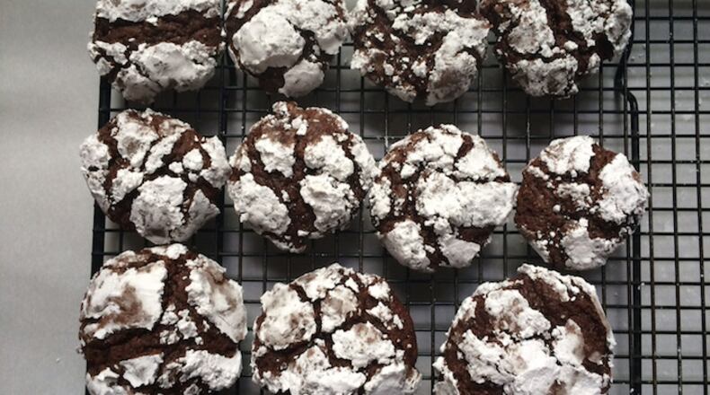 Brownie Krinkle cookies. (Rick Nelson/Minneapolis Star Tribune/TNS)