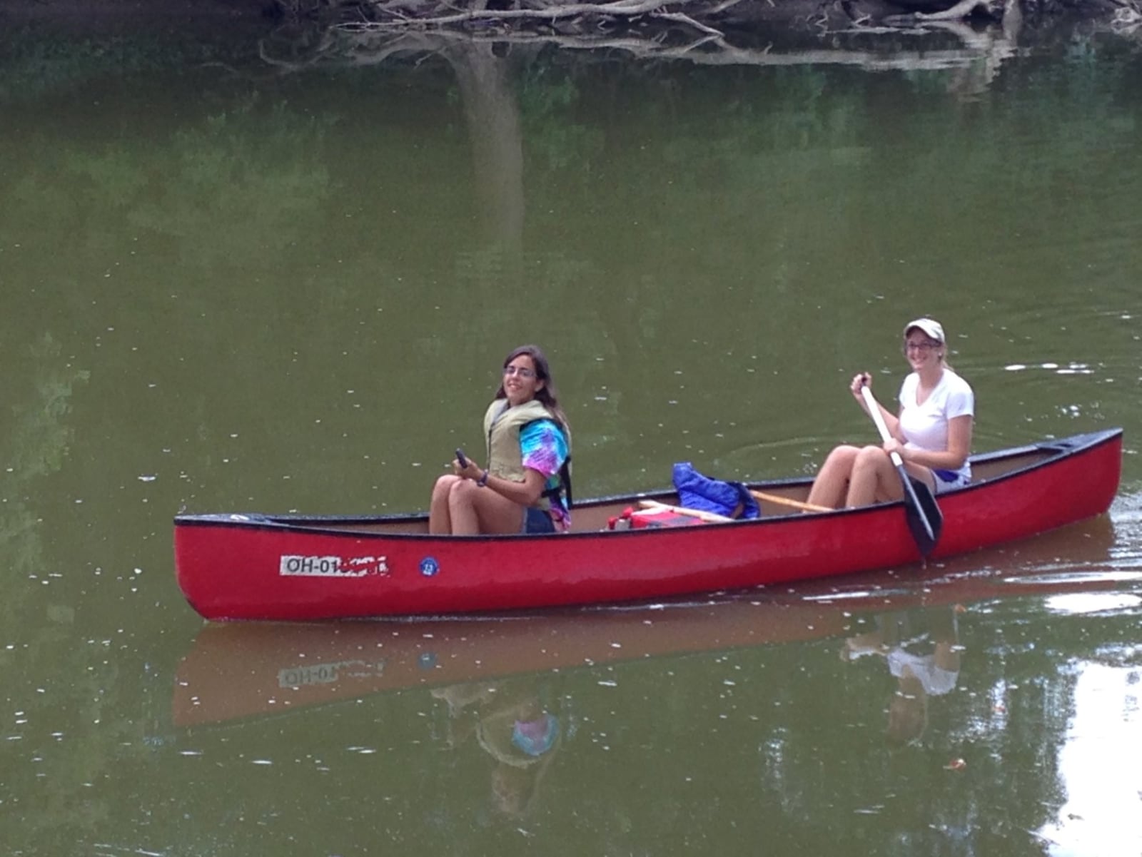 St. Peter’s Challenge Camp participants tried their hand at canoeing with Adventures on the Great Miami. CONTRIBUTED