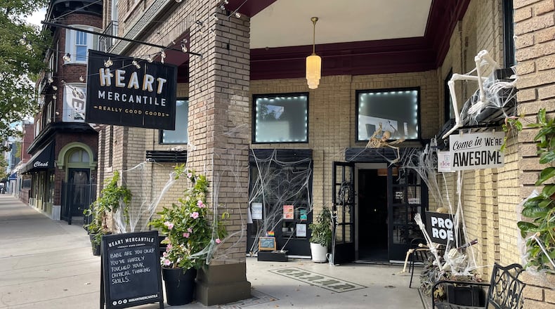 Heart Mercantile, a Dayton-centric, community-driven, boutique and gift shop in the Oregon District, has a variety of items from Dayton apparel and drinkware to stickers, cards and books.