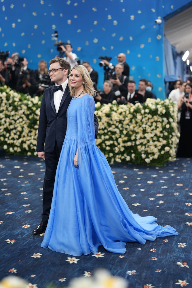 Charles Shaffer and Elizabeth Cordry Shaffer at the Metropolitan Museum of Art's Costume Institute benefit gala in New York, May 5, 2025. (Amir Hamja/The New York Times)
