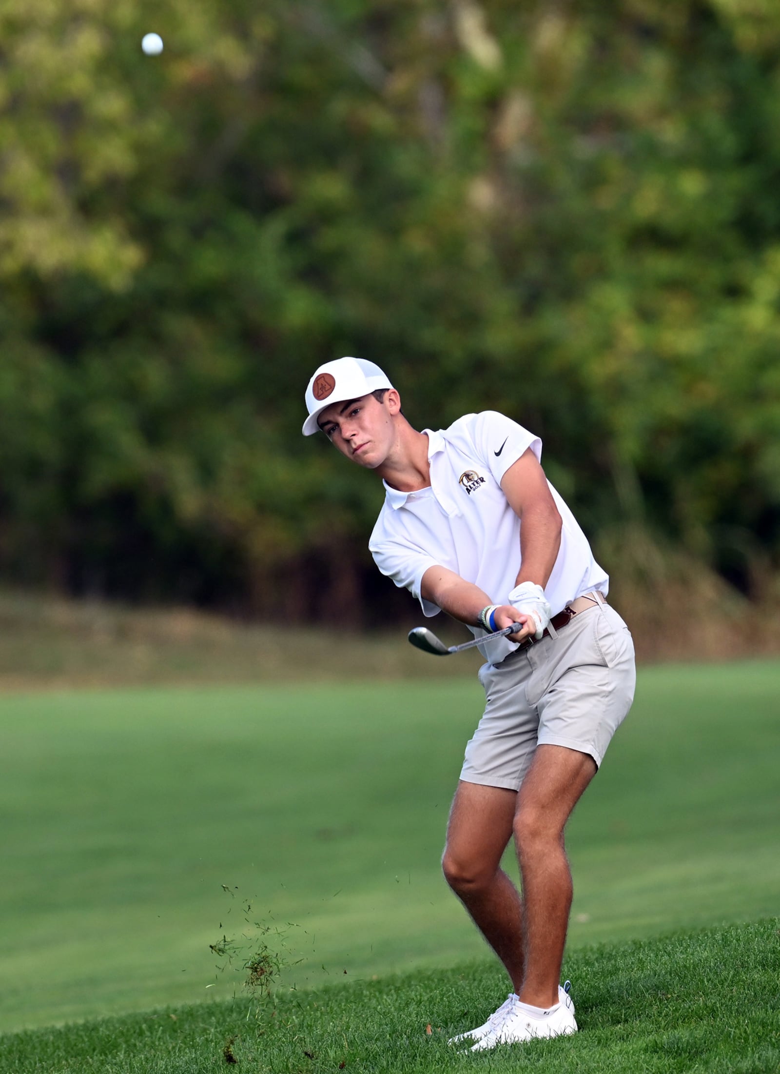 Alter junior Matthew Kreusch shot 79 Monday to help lead the Knights to a fourth straight Division II state golf championship. NICK FALZERANO/CONTRIBUTED