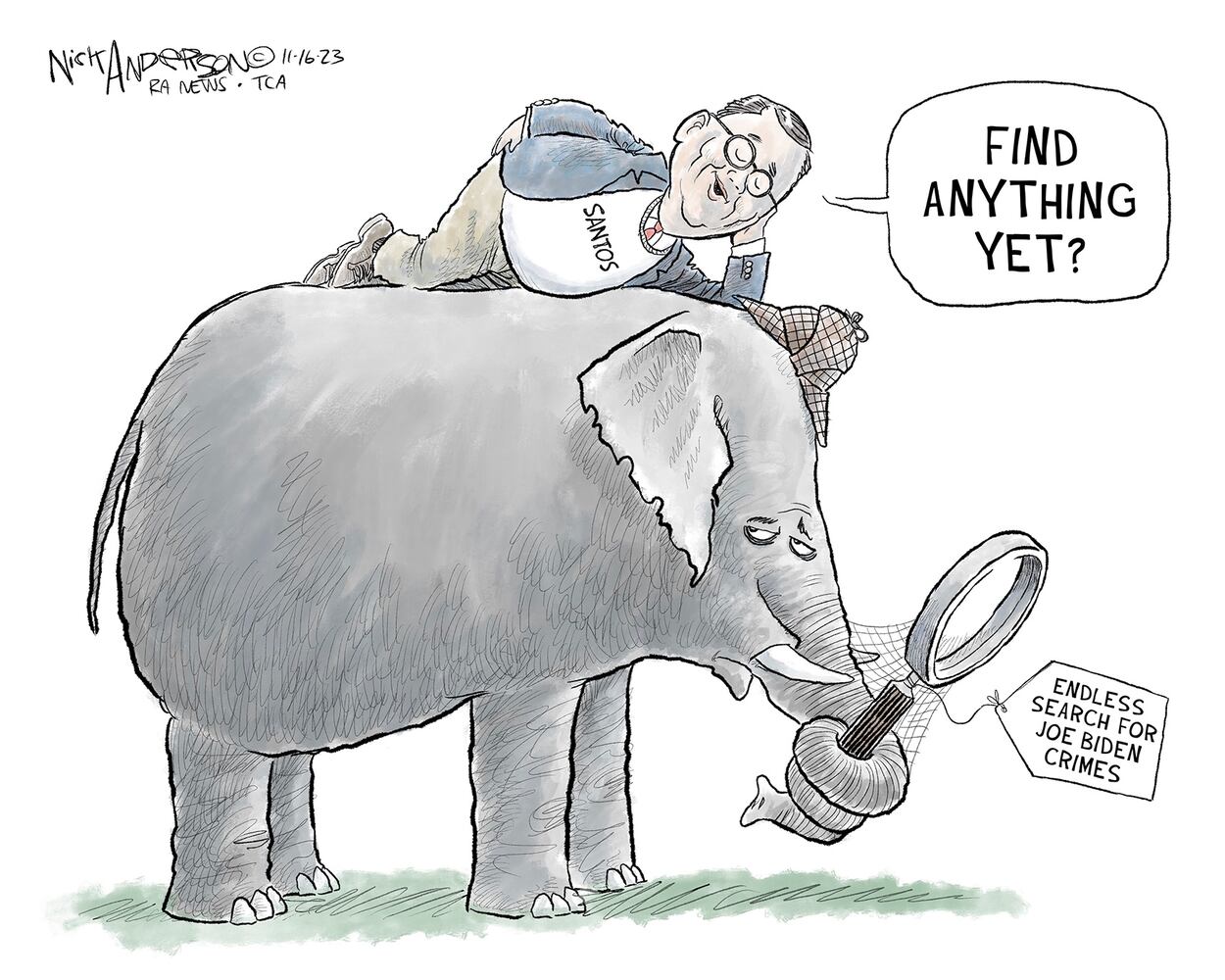 CARTOONS: Nick Anderson, Nov. 19, 2023