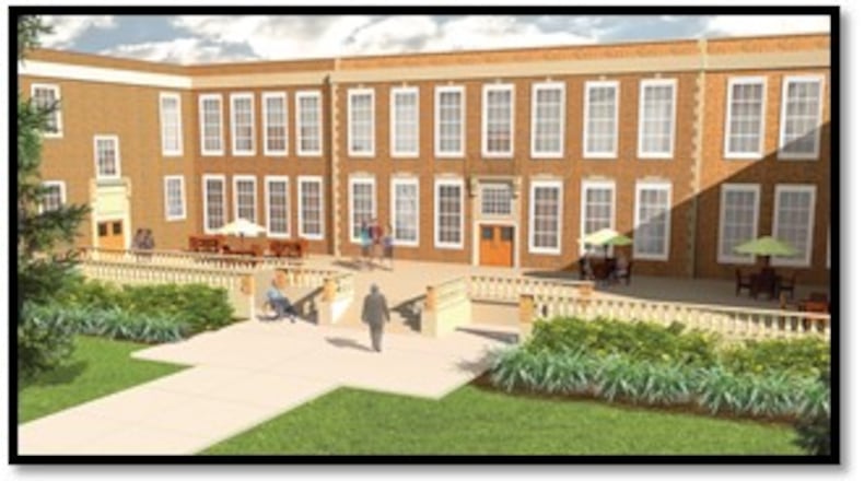 The former Eaton High School is now a residential community. CONTRIBUTED.