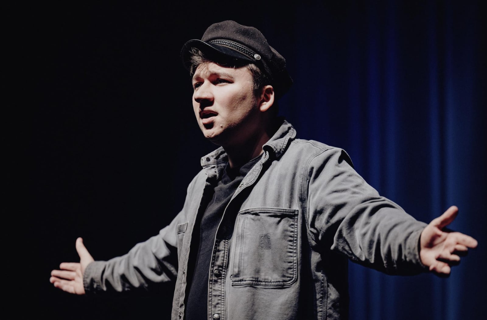 Dawson Hudson stars in the titular role of Michael London's one-person drama "Anschel." Photo by Kyle Long