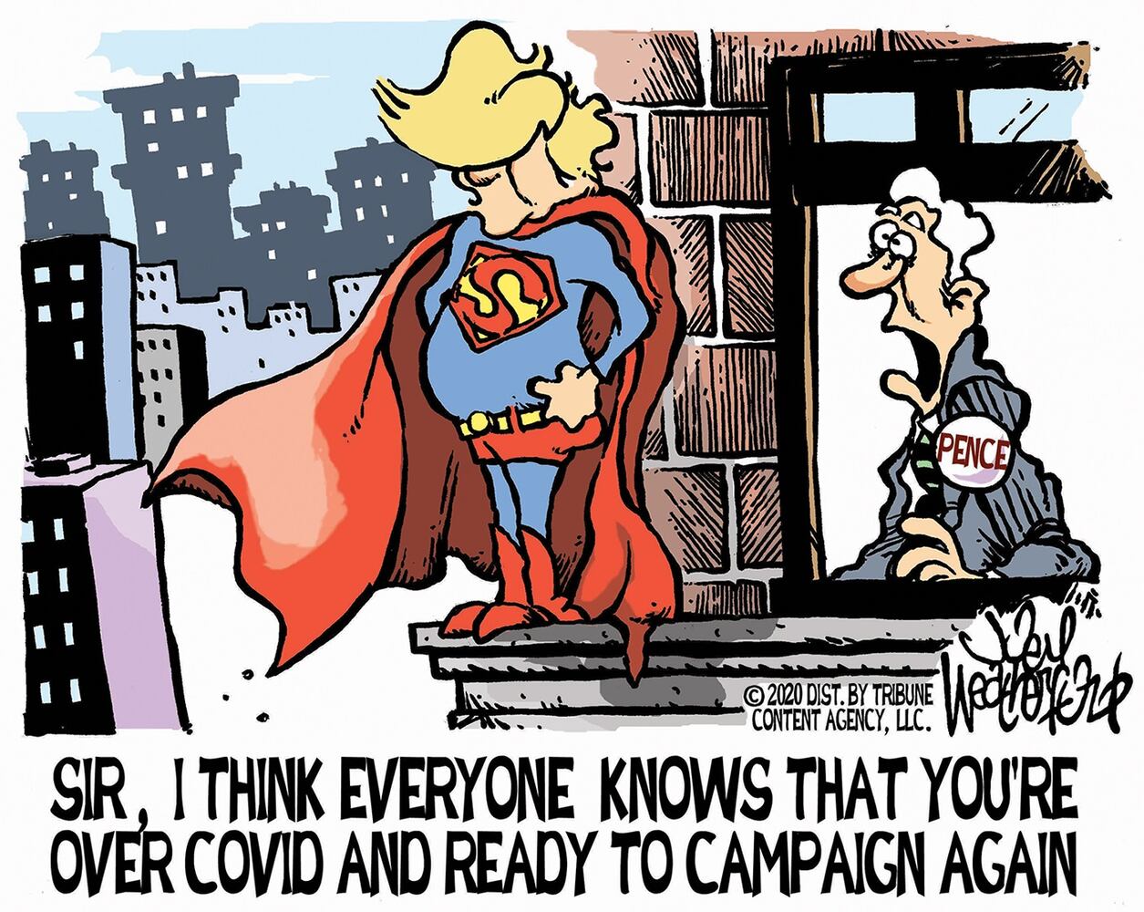Week in cartoons: Town halls, Amy Coney Barrett and more