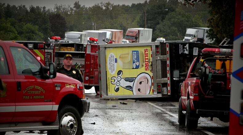 Melissa and Schon Hudson, both 34, and Emerie, 3, all of Camden, were killed in a multi-vehicle accident Tuesday, Sept. 12 on U.S. 127 at state Route 725 in Camden, Preble County.