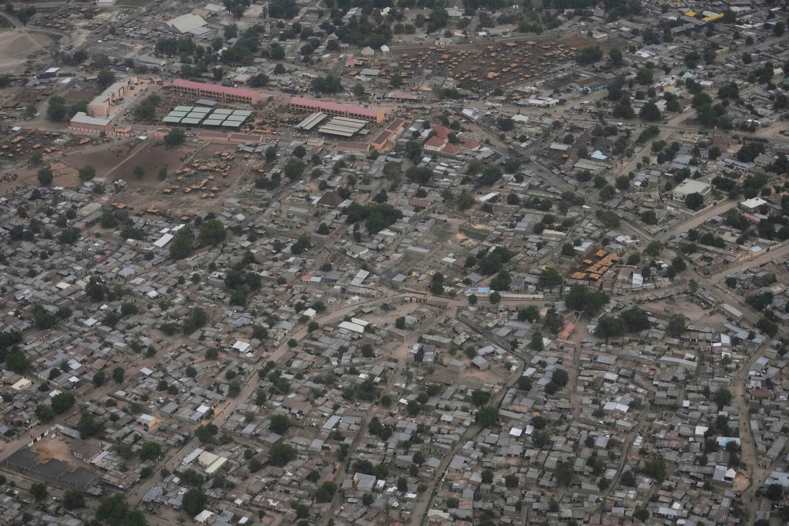 An aerial view of Maiduguri, northeastern, Nigeria, April 29, 2025. (AP Photo/Sunday Alamba)