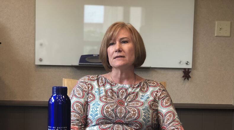 Dayton City Manager Shelley Dickstein. CORNELIUS FROLIK / STAFF