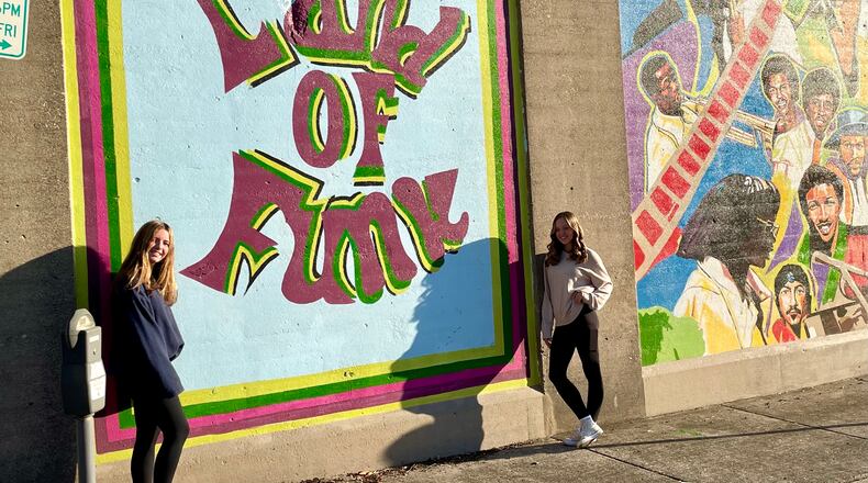 The Outdoor Public Art walk offers many picture-perfect locations - Debbie Juniewicz