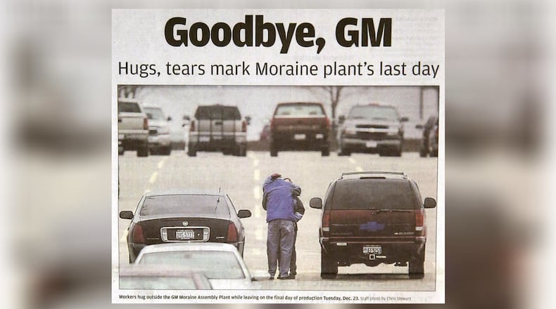 Dayton Daily News front page of Dec. 24, 2008.