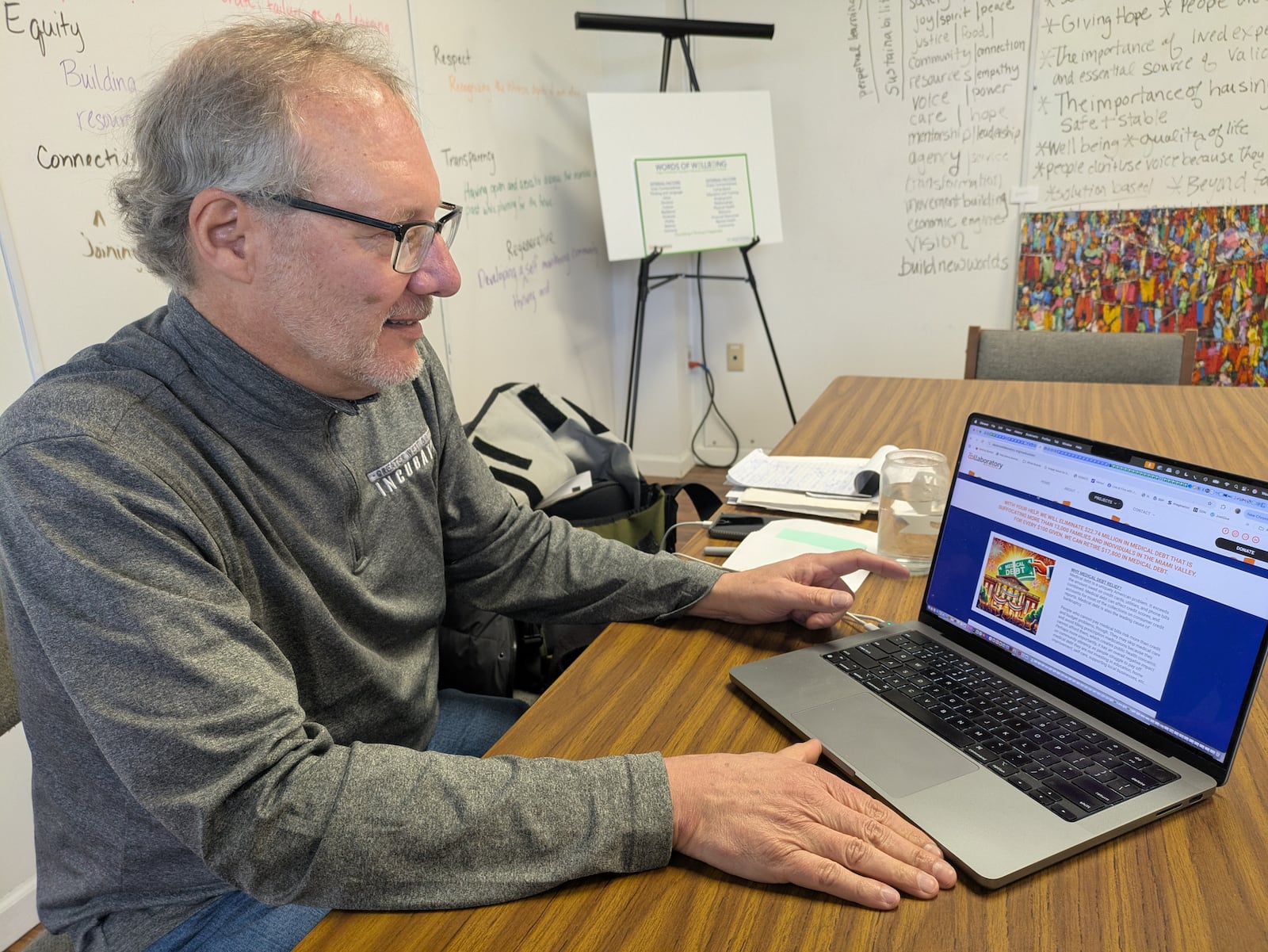Peter Benkendorf, founder of the Dayton Collaboratory. SAM WILDOW/STAFF