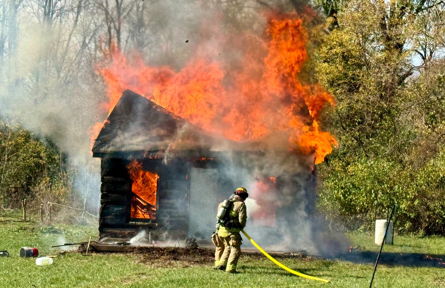 Jefferson twp cabin fire