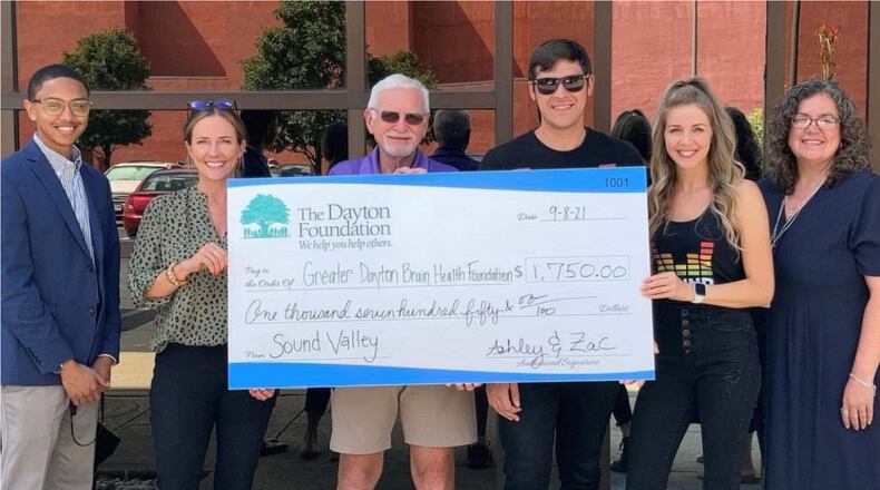 Ashley Karsten and Zac Pitts (second and third from right) have launched the new initiative Sound Valley Connect, a membership program for area bands and artists with a library of marketing resources, promotional assistance and discounts on the company’s photography and video services.