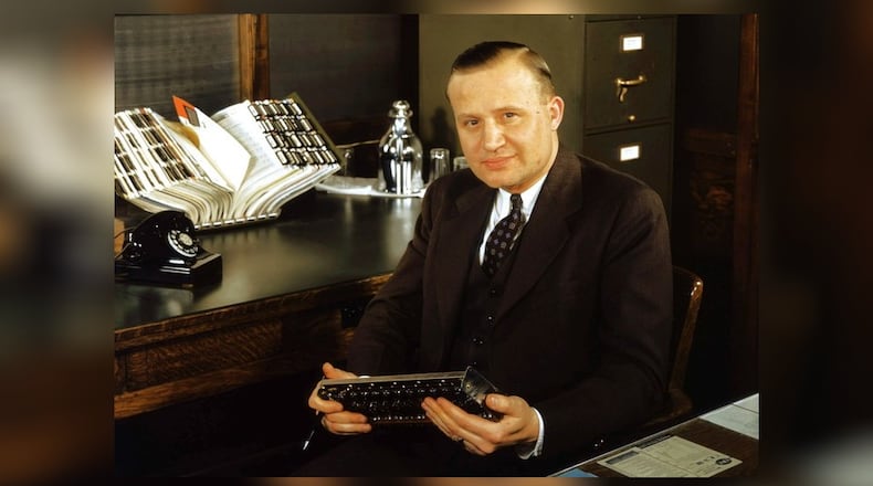 NCR electrical engineer Joseph R. Desch led the Navy project in a race to decipher the German Engima code under intense wartime pressure. CONTRIBUTED | DAYTON HISTORY