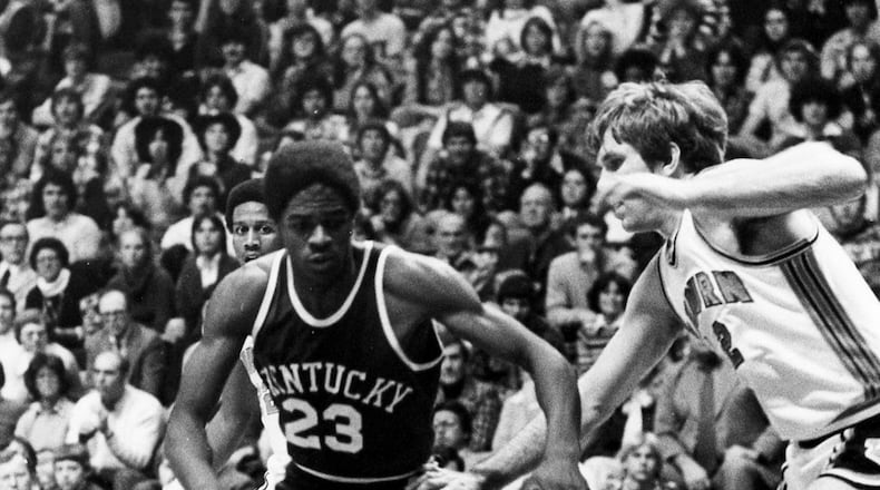 Dwight Anderson, #23, playing for Kentucky in 1979.
