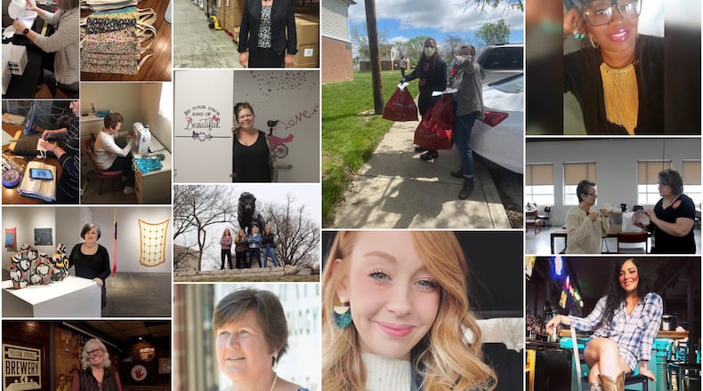 Dayton women received high praise for their work to help others during the coronavirus pandemic.