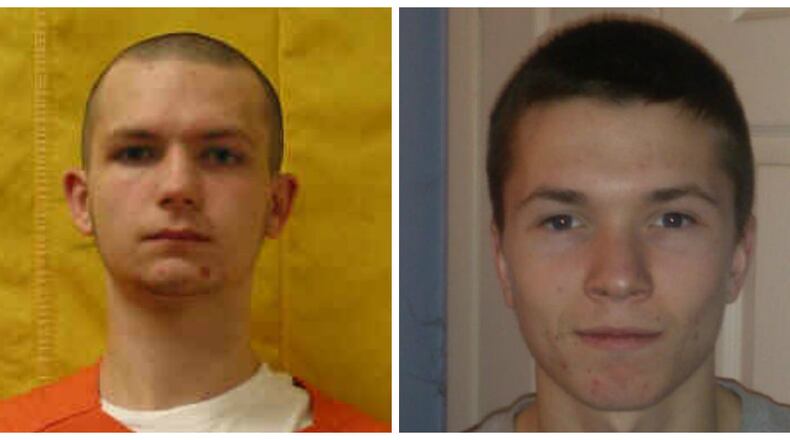 Austin Myers, 24, of Clayton, (at left) faces the death penalty in Warren County. He was sentenced to die in for murdering Justin Back, 18, of Warren County.