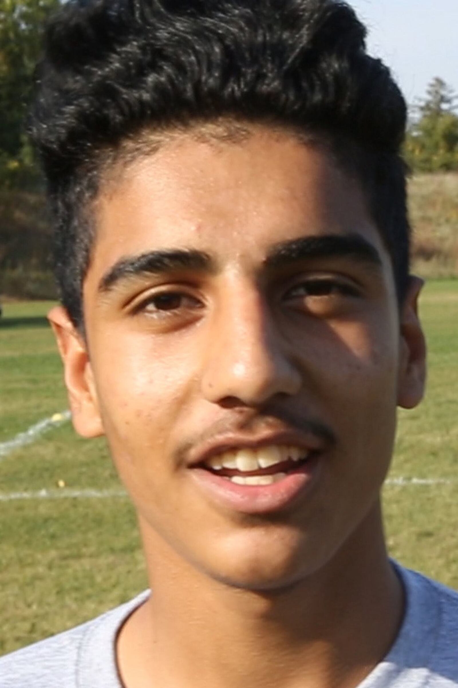 Dhulfiquar Hussein, from Iraq, is a member of the Belmont High School Boys Soccer Team. TY GREENLEES / STAFF