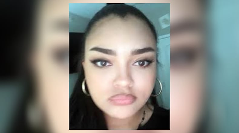 Rhianna Rahiel, a 16-year-old Tipp City girl, was last seen in Huber Heights on Aug. 8. Anyone with information on her location should call 911. Photo courtesy Huber Heights Police Department.
