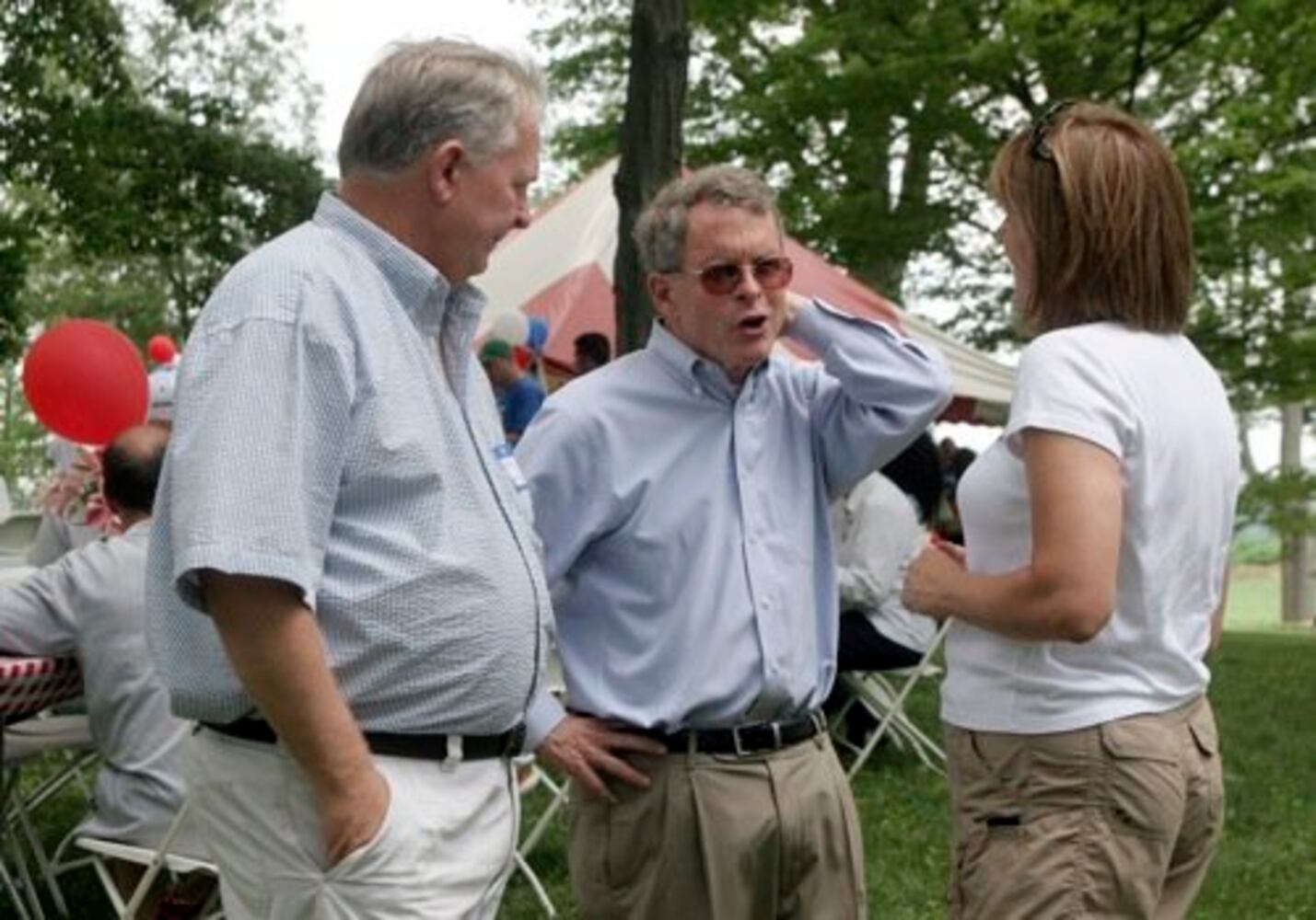 Mike Dewine's ice cream social